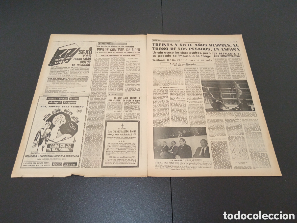 Coleccionismo deportivo: MARCA 04/04/1970 - Foto 2
