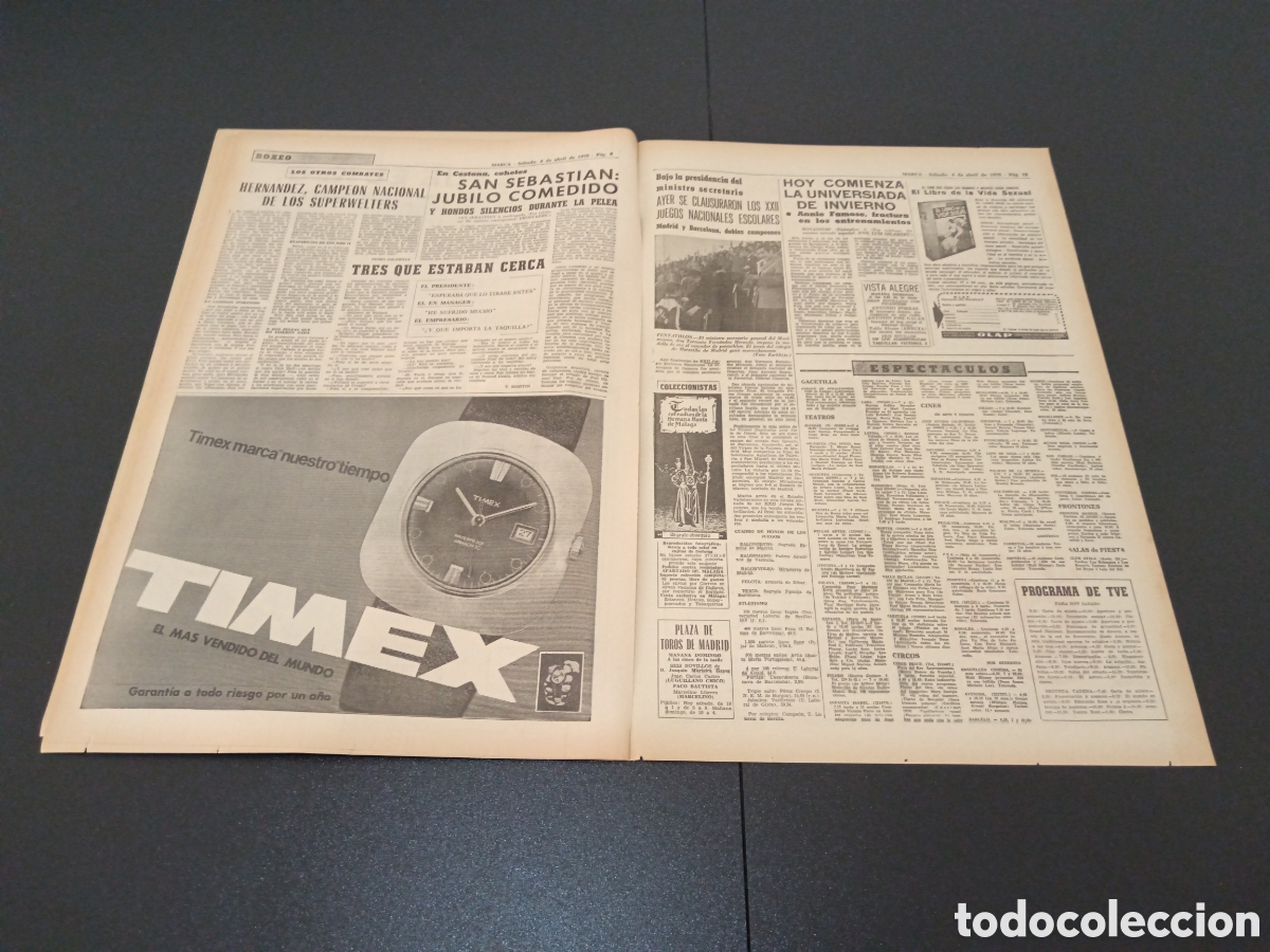 Coleccionismo deportivo: MARCA 04/04/1970 - Foto 5