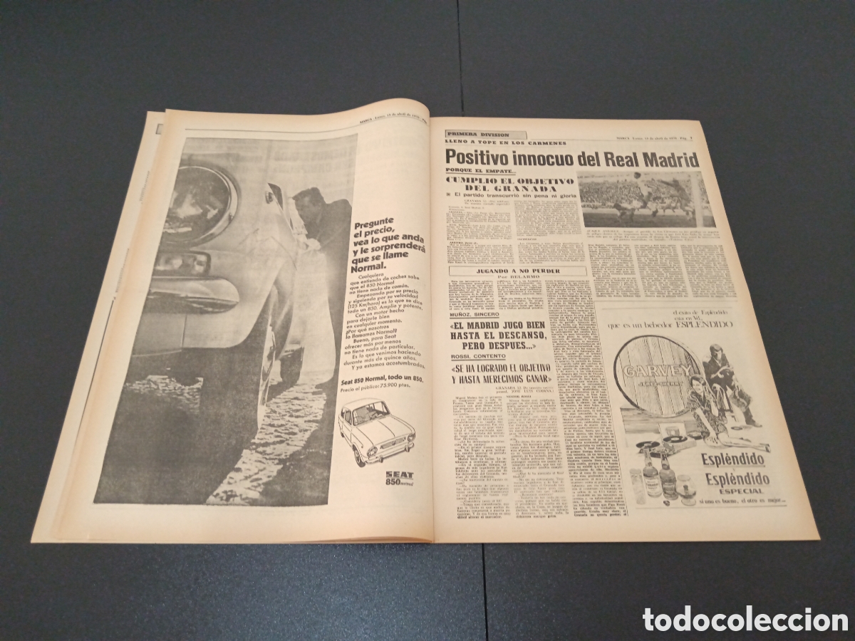 Coleccionismo deportivo: MARCA 13/04/1970 - Foto 4