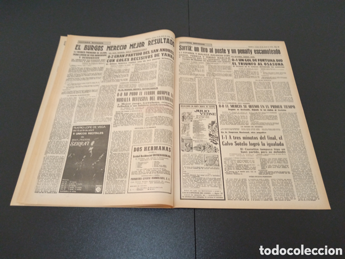 Coleccionismo deportivo: MARCA 13/04/1970 - Foto 10