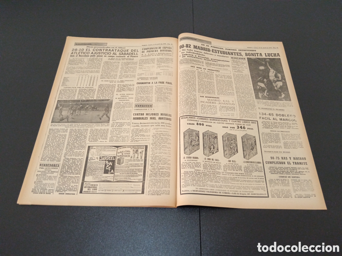 Coleccionismo deportivo: MARCA 13/04/1970 - Foto 12
