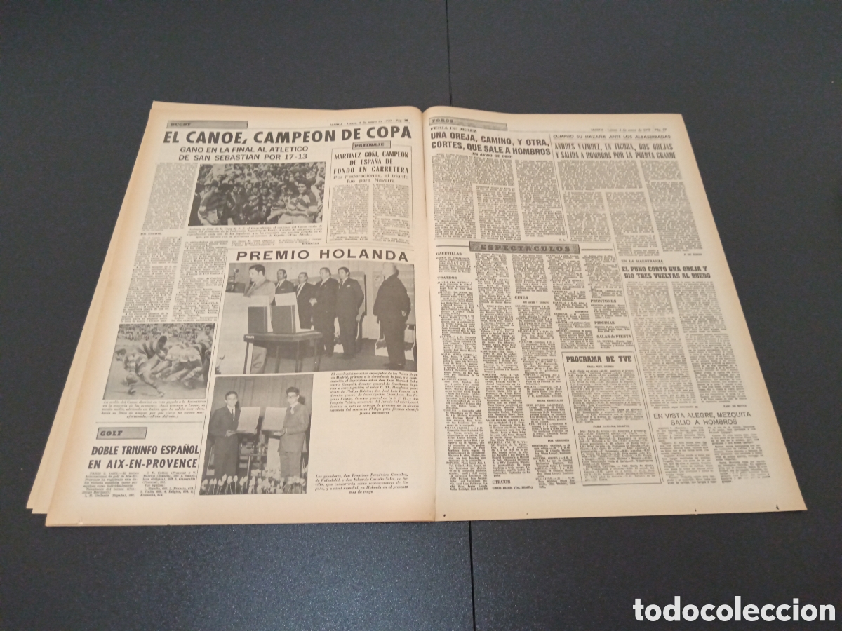 Coleccionismo deportivo: MARCA 04/05/1970 - Foto 10