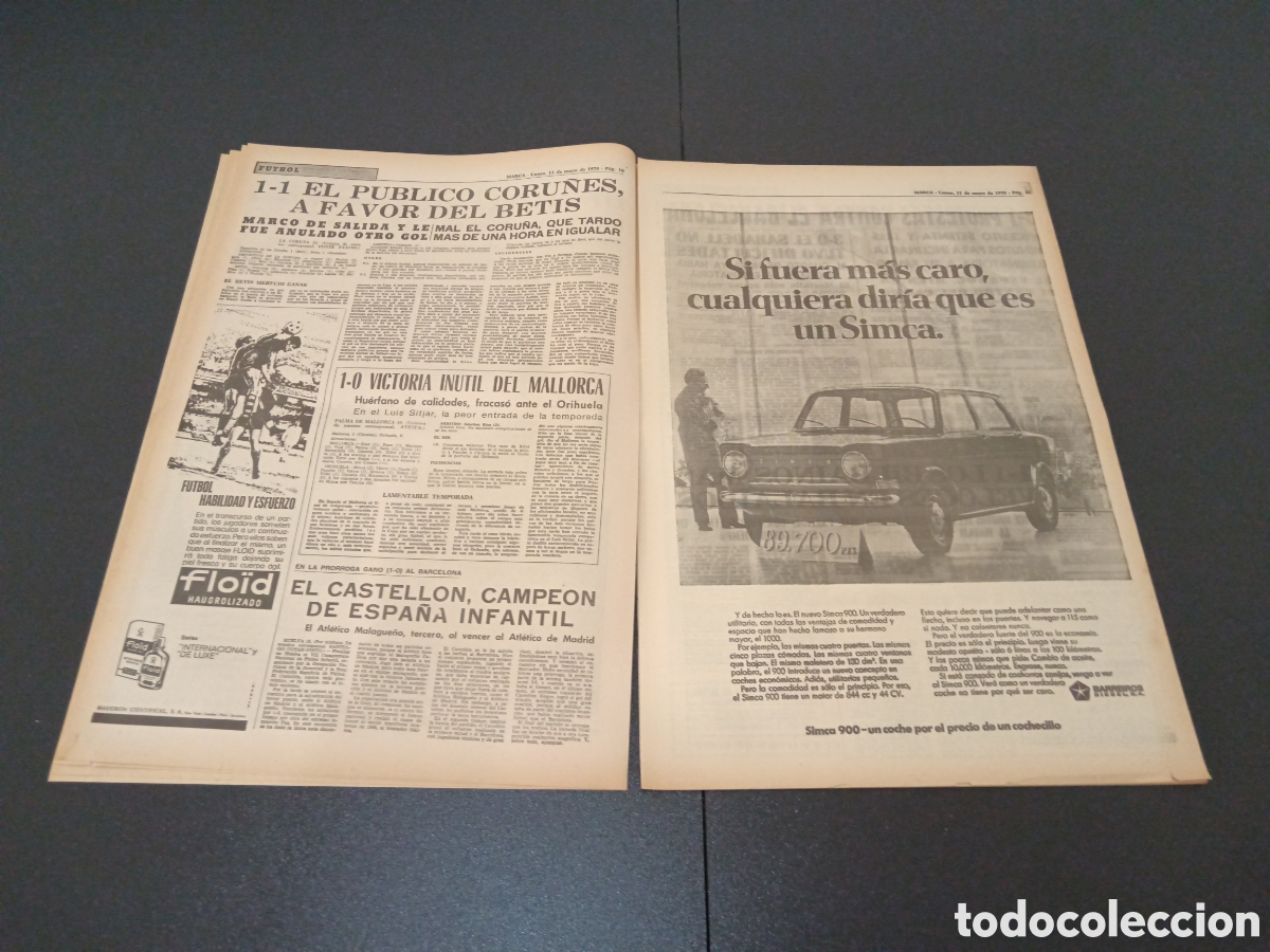 Coleccionismo deportivo: MARCA 11/05/1970 - Foto 6