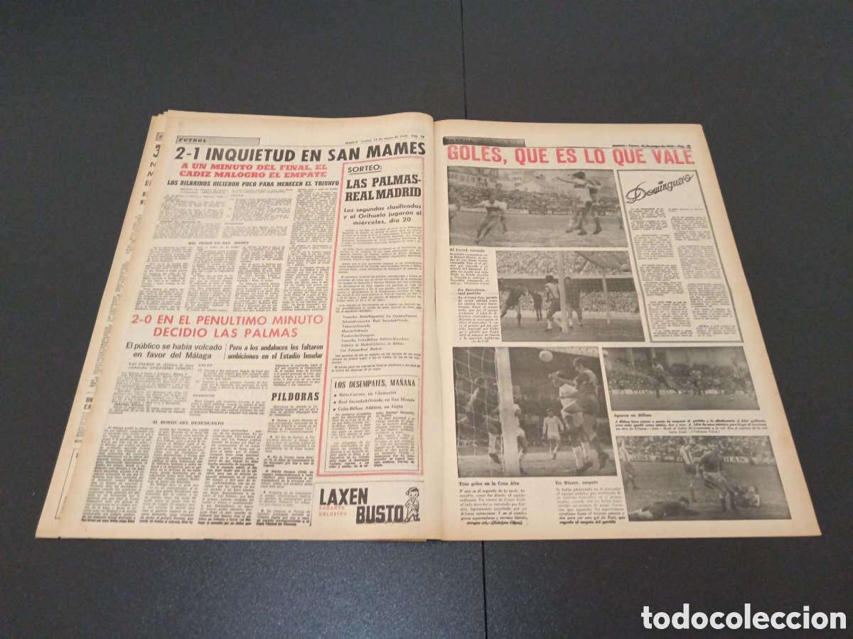 Coleccionismo deportivo: MARCA 11/05/1970 - Foto 8