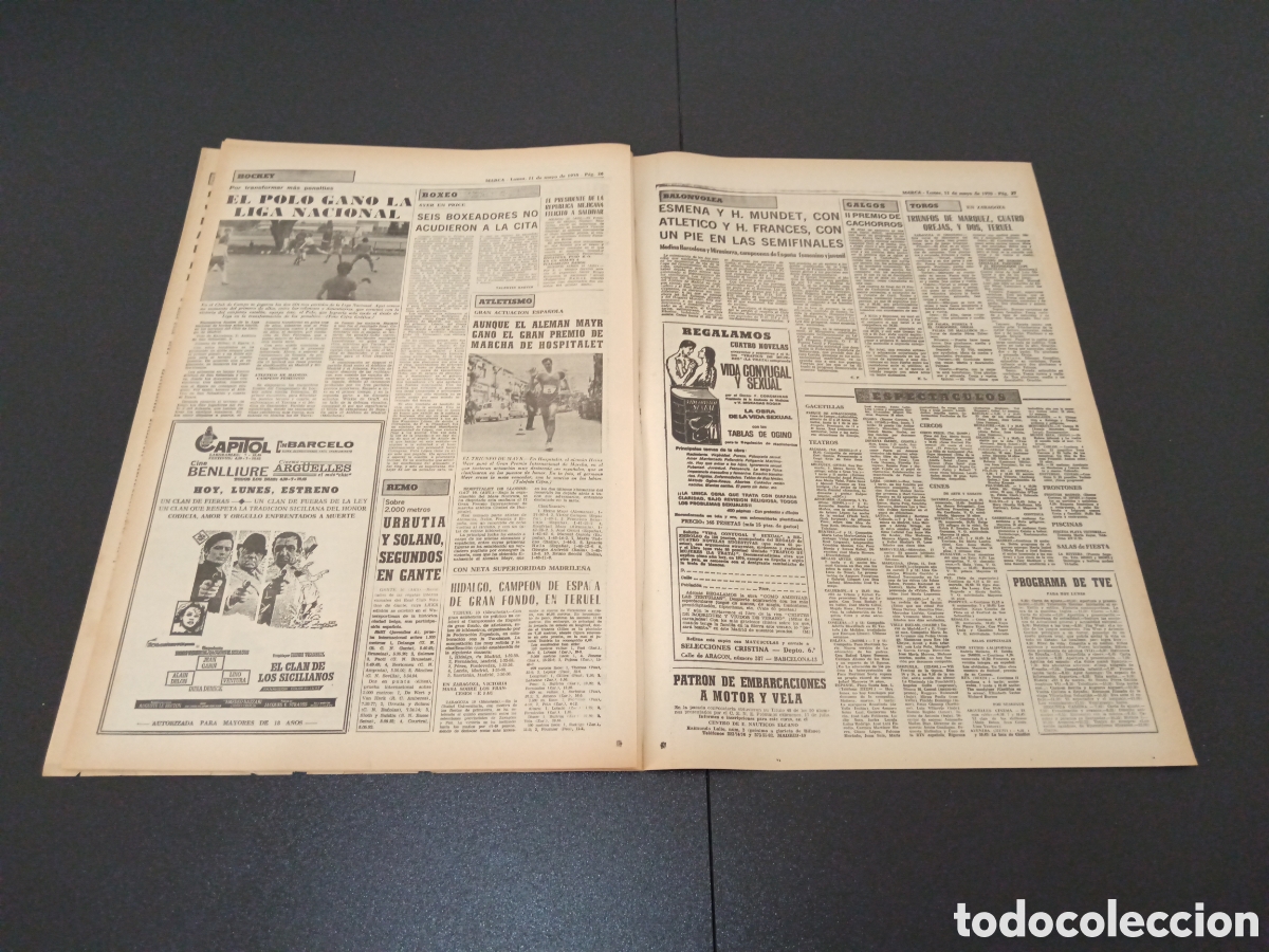Coleccionismo deportivo: MARCA 11/05/1970 - Foto 14