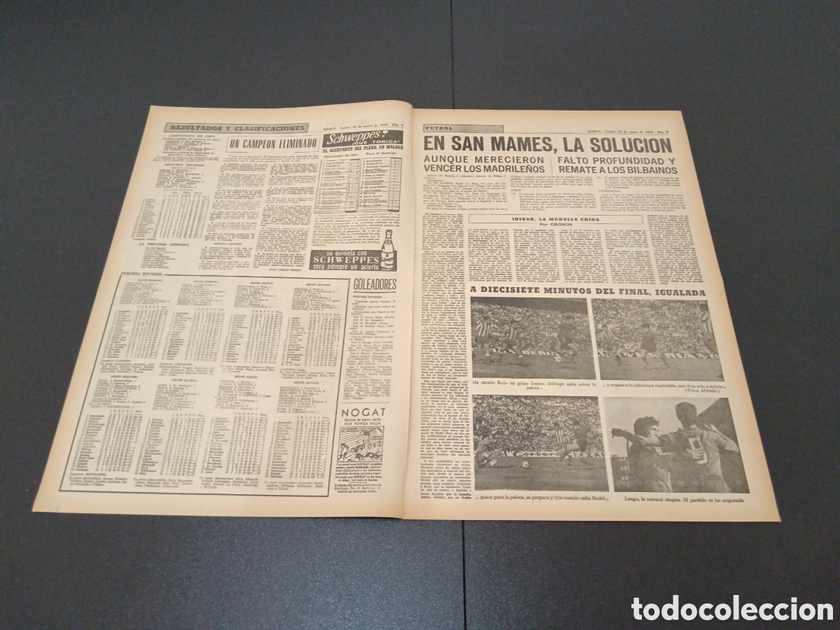Coleccionismo deportivo: MARCA 18/05/1970 - Foto 2