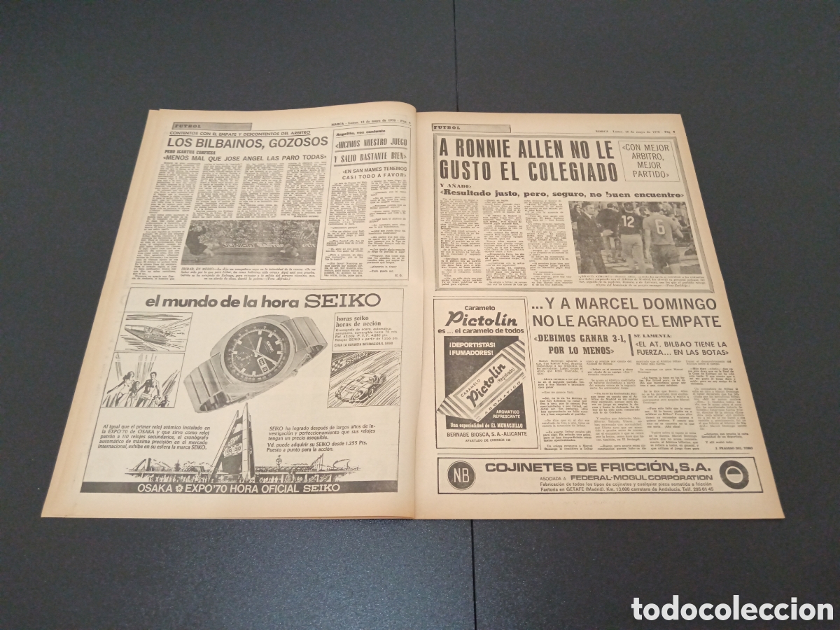 Coleccionismo deportivo: MARCA 18/05/1970 - Foto 3