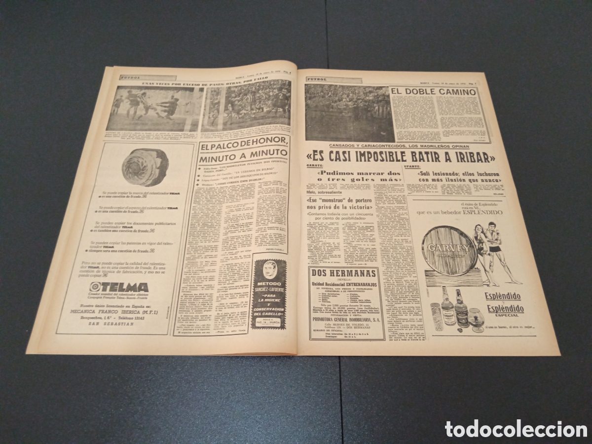 Coleccionismo deportivo: MARCA 18/05/1970 - Foto 4