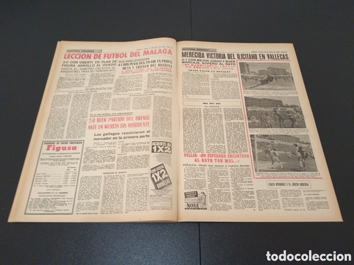 Coleccionismo deportivo: MARCA 18/05/1970 - Foto 8