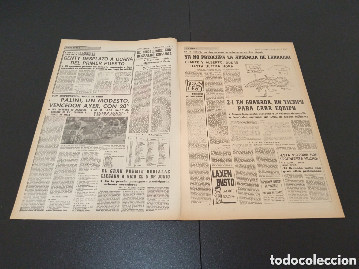 Coleccionismo deportivo: MARCA 24/05/1970 - Foto 2