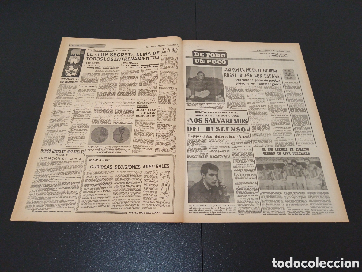 Coleccionismo deportivo: MARCA 24/05/1970 - Foto 4