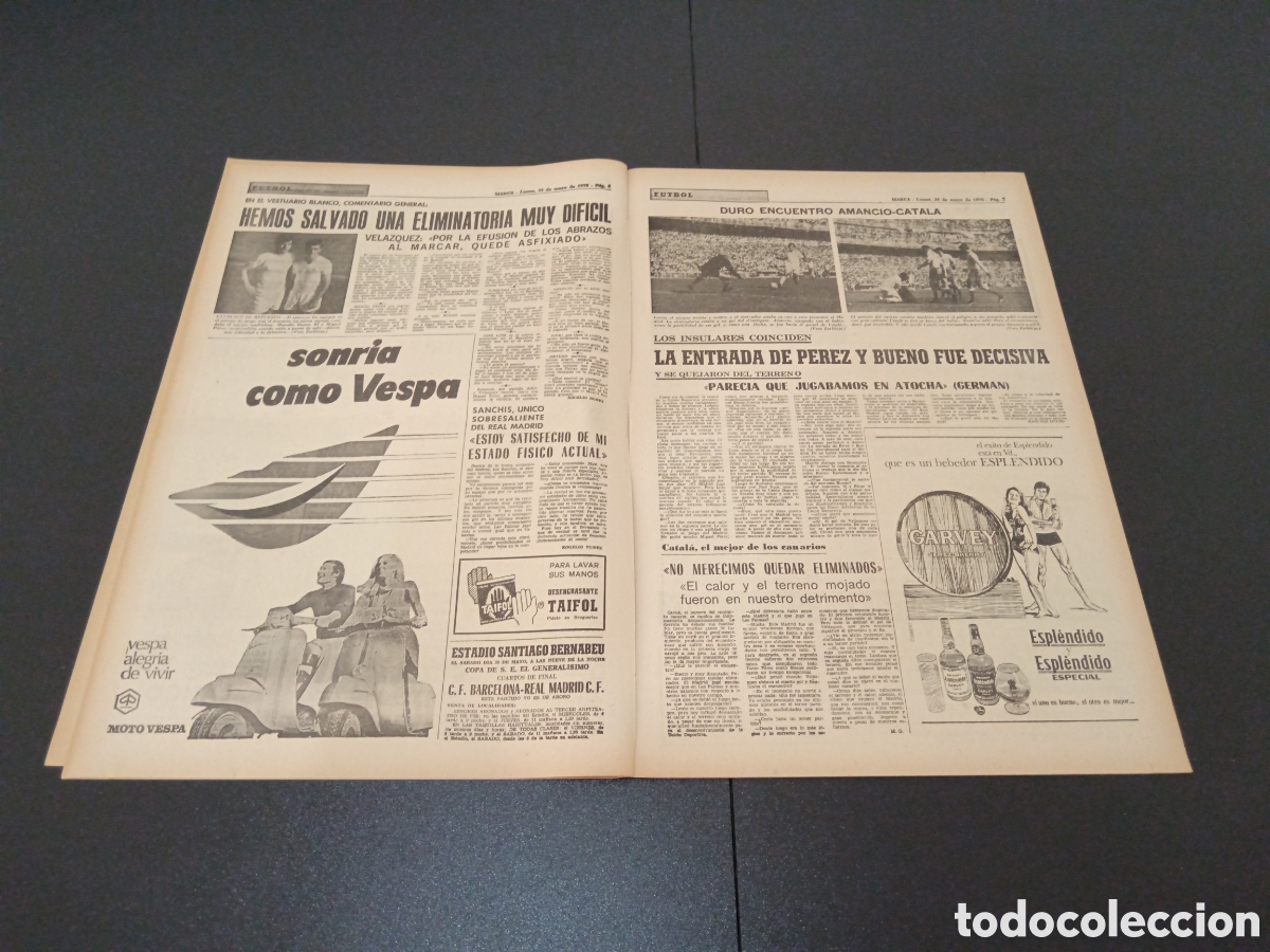 Coleccionismo deportivo: MARCA 25/05/1970 - Foto 4