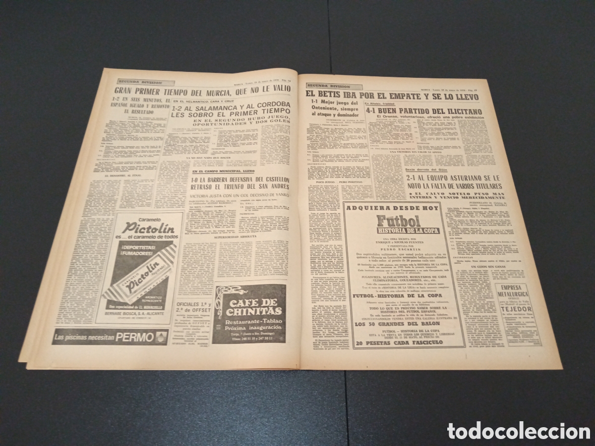 Coleccionismo deportivo: MARCA 25/05/1970 - Foto 7