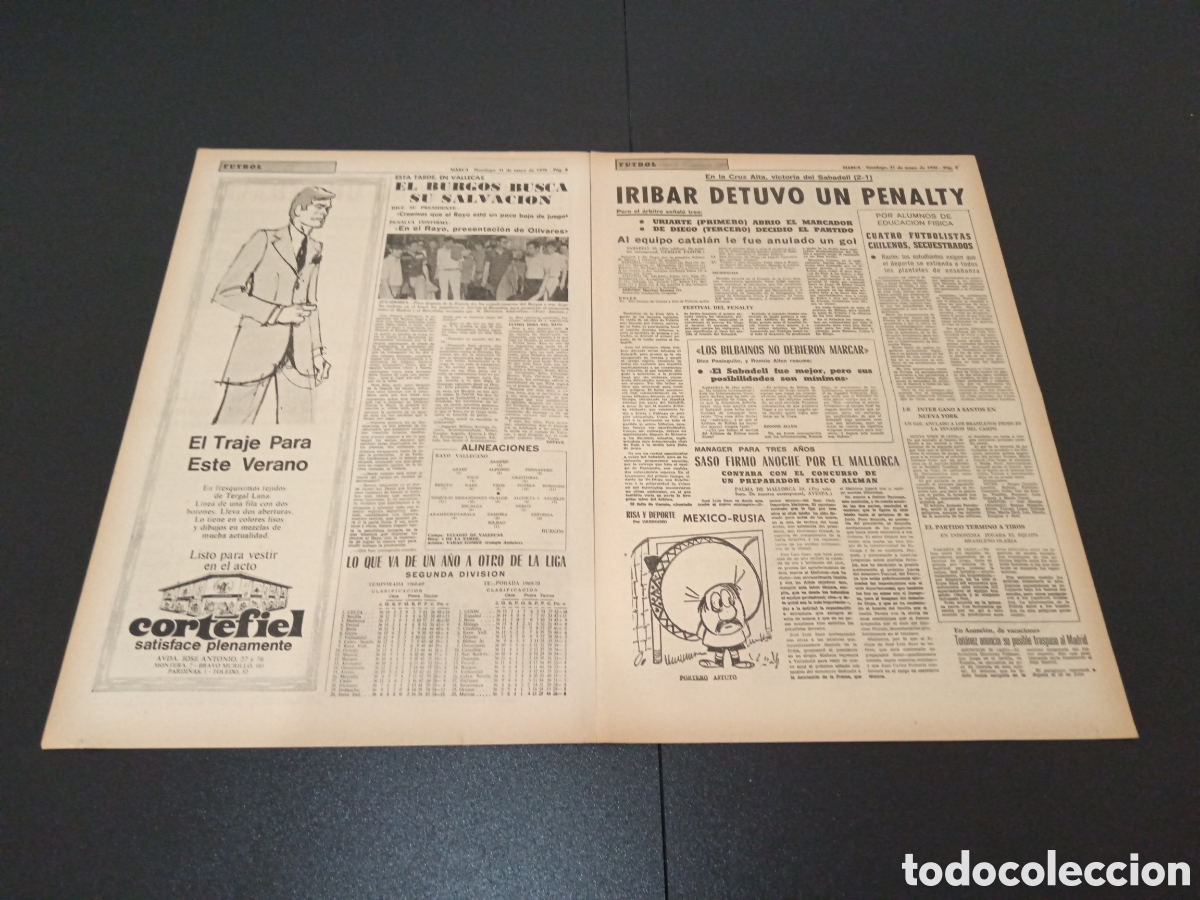 Coleccionismo deportivo: MARCA 31/05/1970 - Foto 4