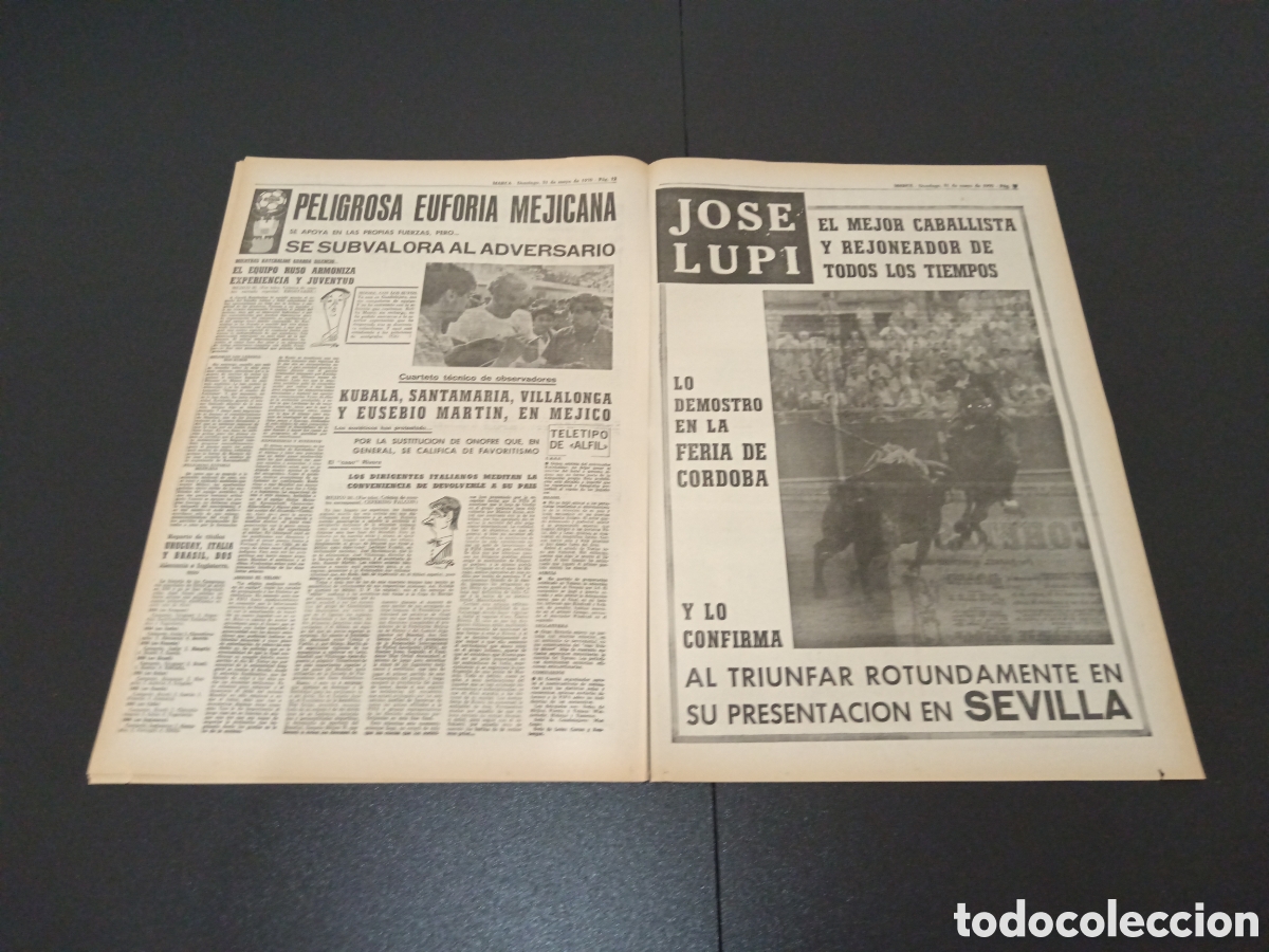Coleccionismo deportivo: MARCA 31/05/1970 - Foto 7