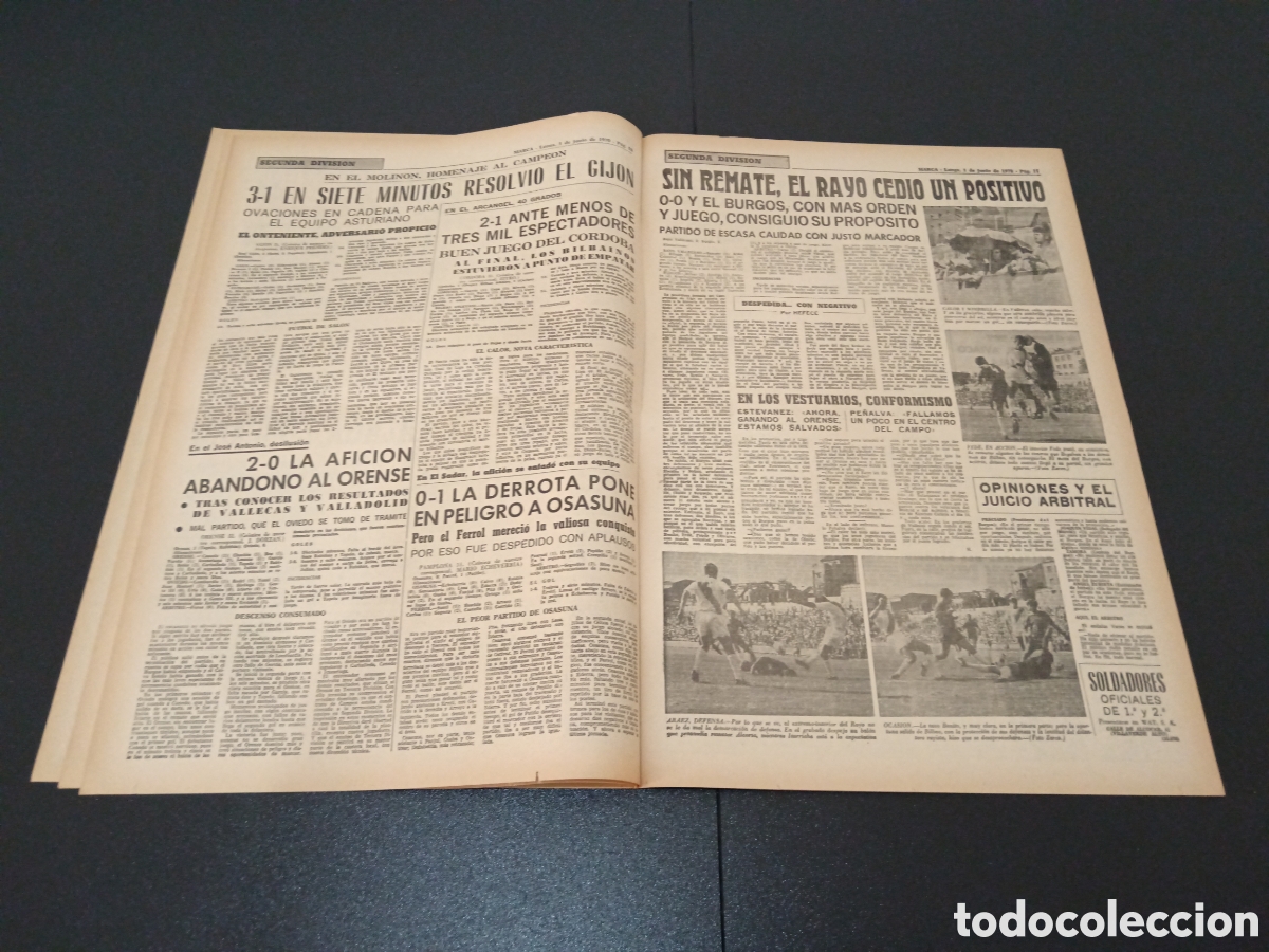 Coleccionismo deportivo: MARCA 01/06/1970 - Foto 6