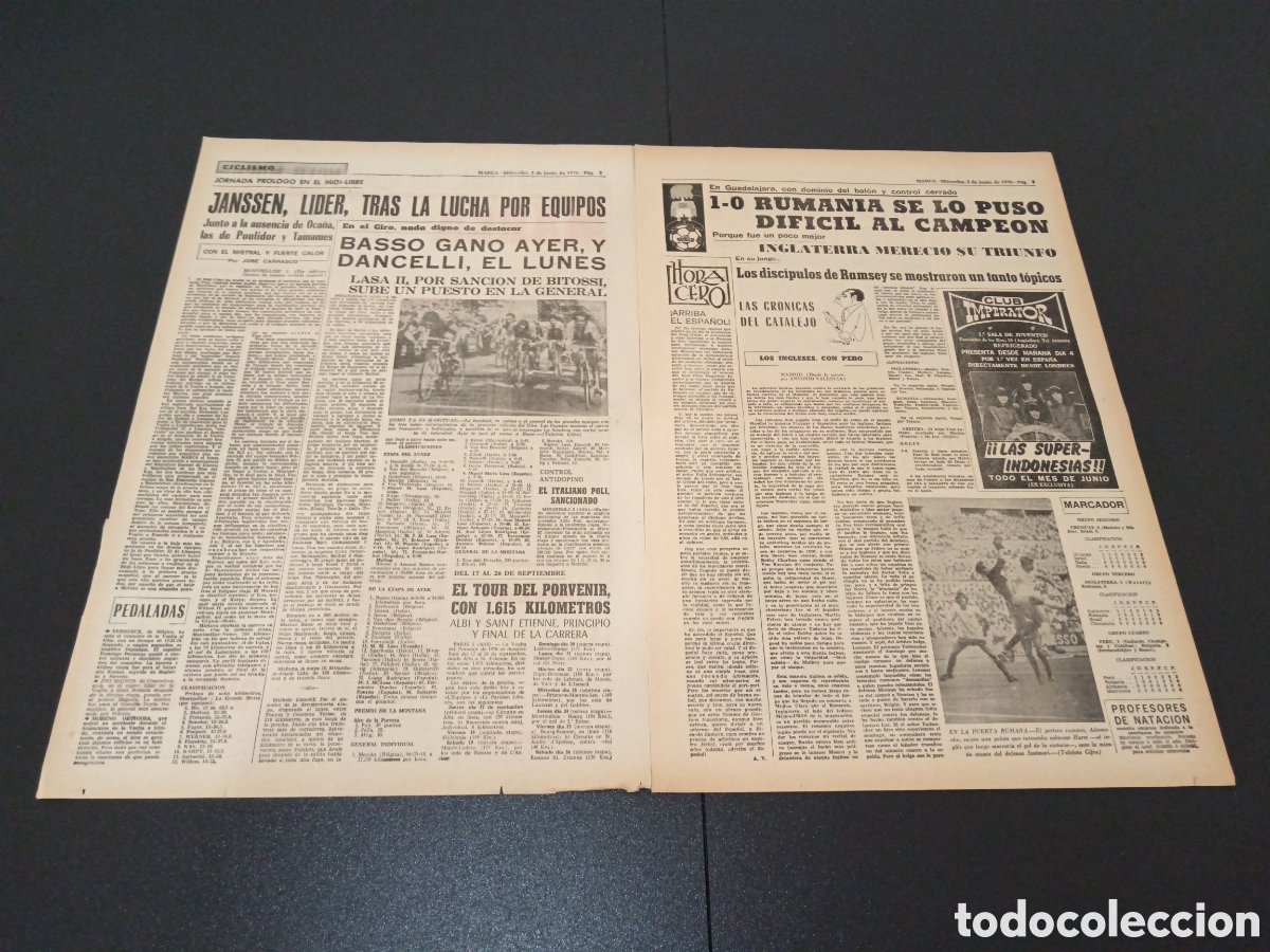 Coleccionismo deportivo: MARCA 03/06/1970 - Foto 2