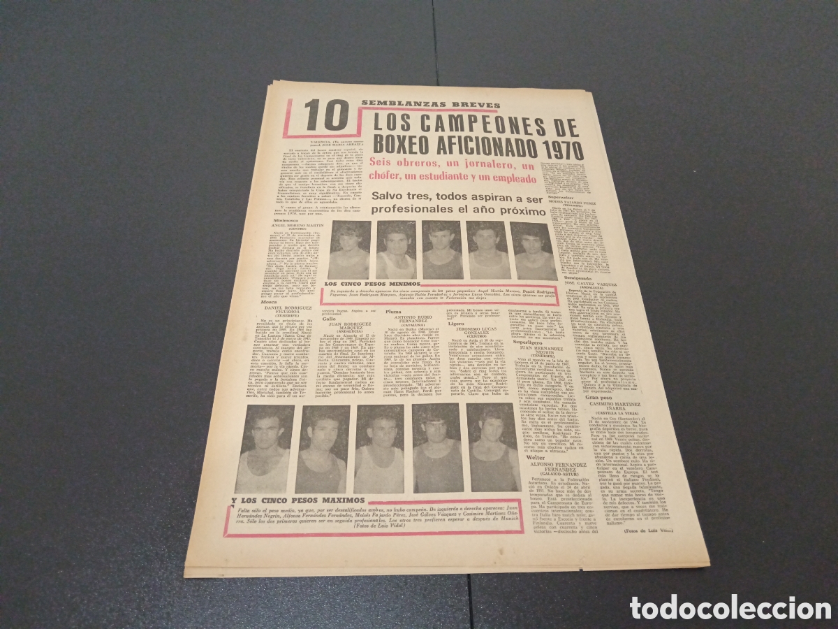 Coleccionismo deportivo: MARCA 03/06/1970 - Foto 6