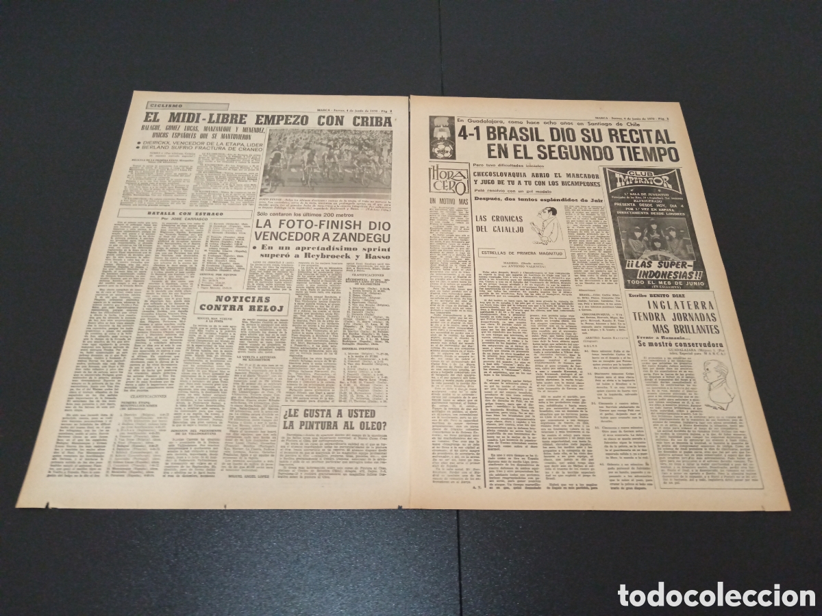 Coleccionismo deportivo: MARCA 04/06/1970 - Foto 2