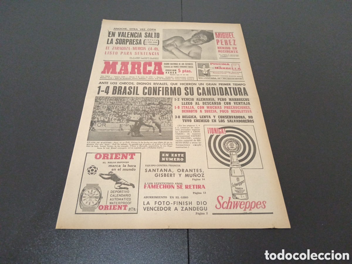 Coleccionismo deportivo: MARCA 04/06/1970 - Foto 1