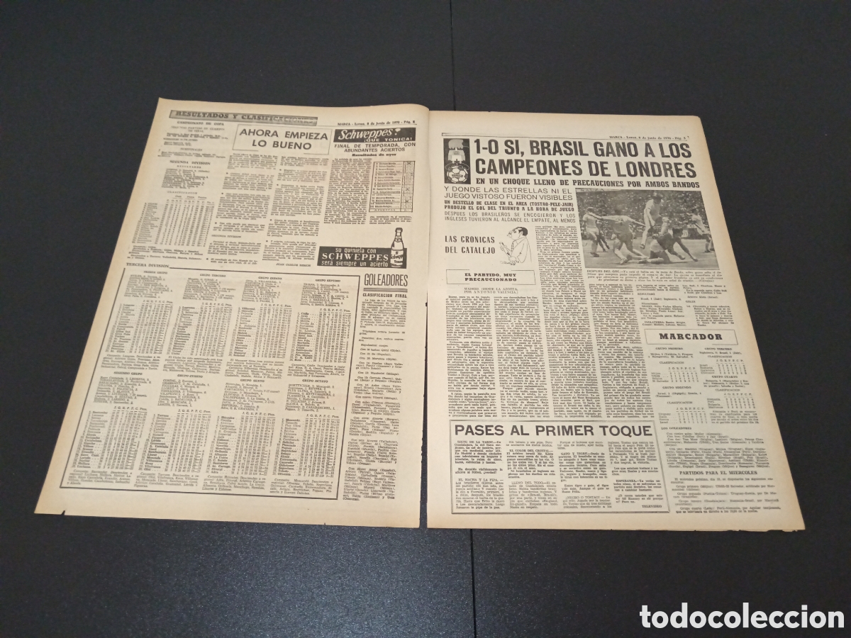 Coleccionismo deportivo: MARCA 08/06/1970 - Foto 2