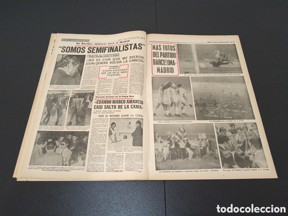Coleccionismo deportivo: MARCA 08/06/1970 - Foto 8