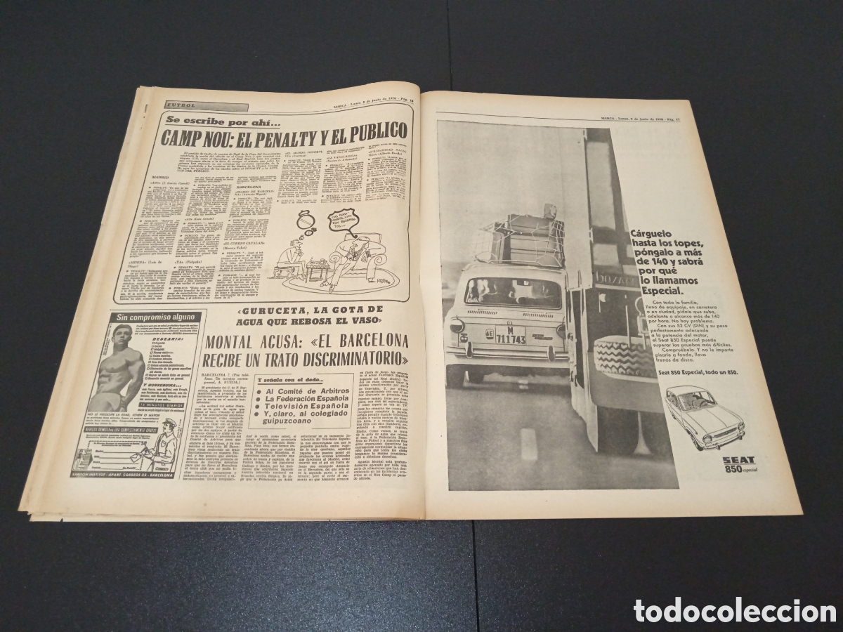 Coleccionismo deportivo: MARCA 08/06/1970 - Foto 9