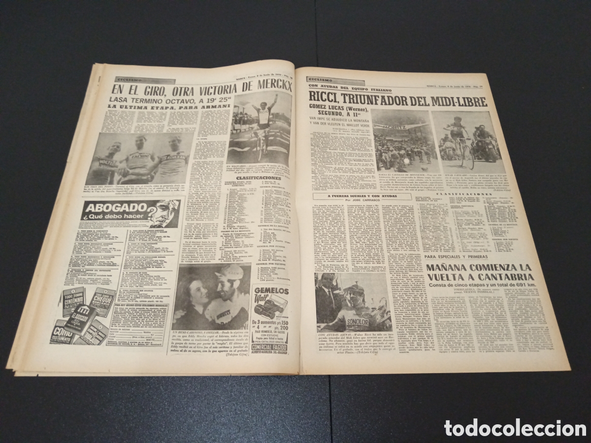 Coleccionismo deportivo: MARCA 08/06/1970 - Foto 10