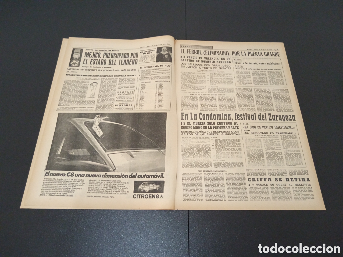 Coleccionismo deportivo: MARCA 11/06/1970 - Foto 4