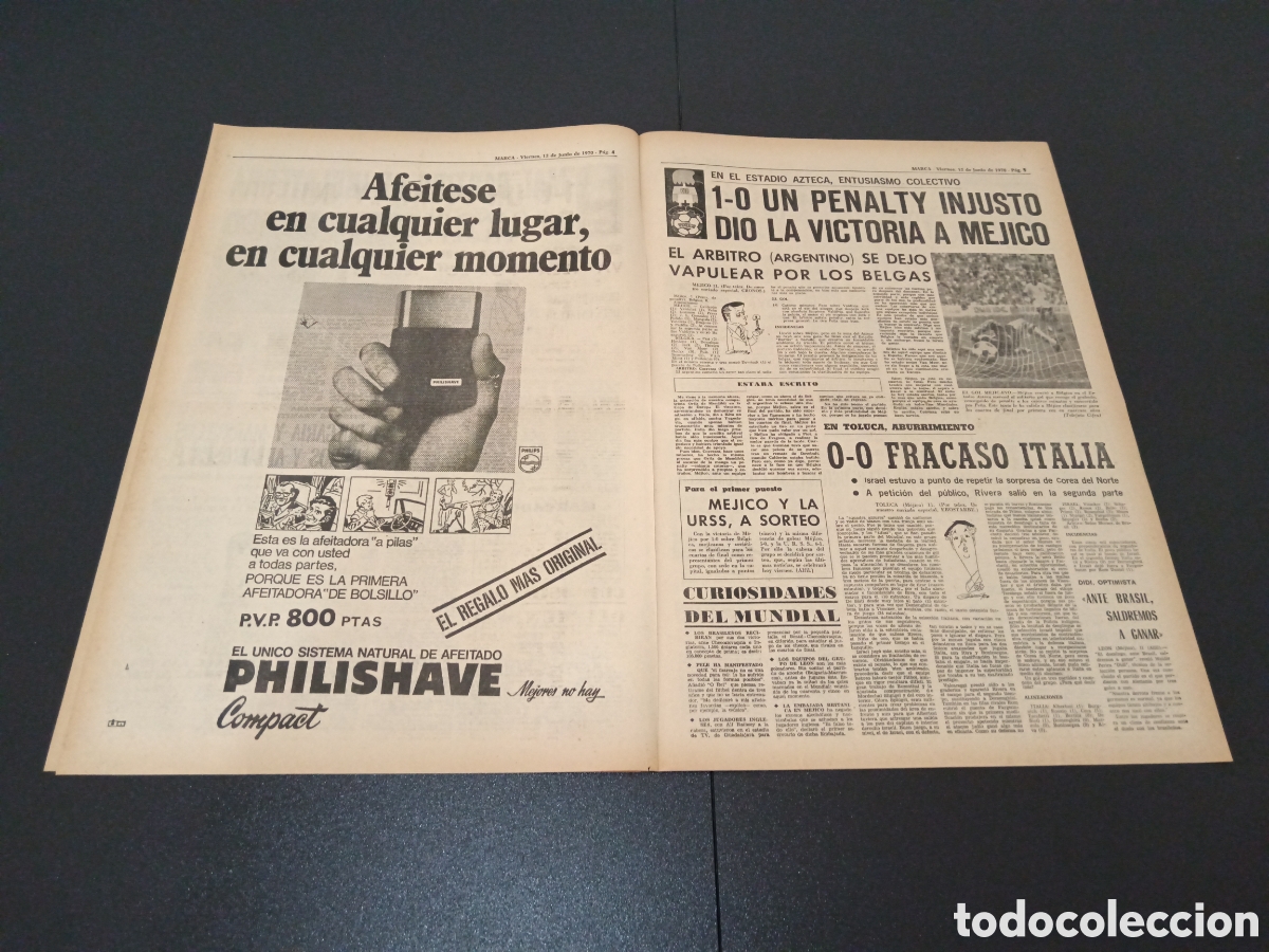 Coleccionismo deportivo: MARCA 12/06/1970 - Foto 3
