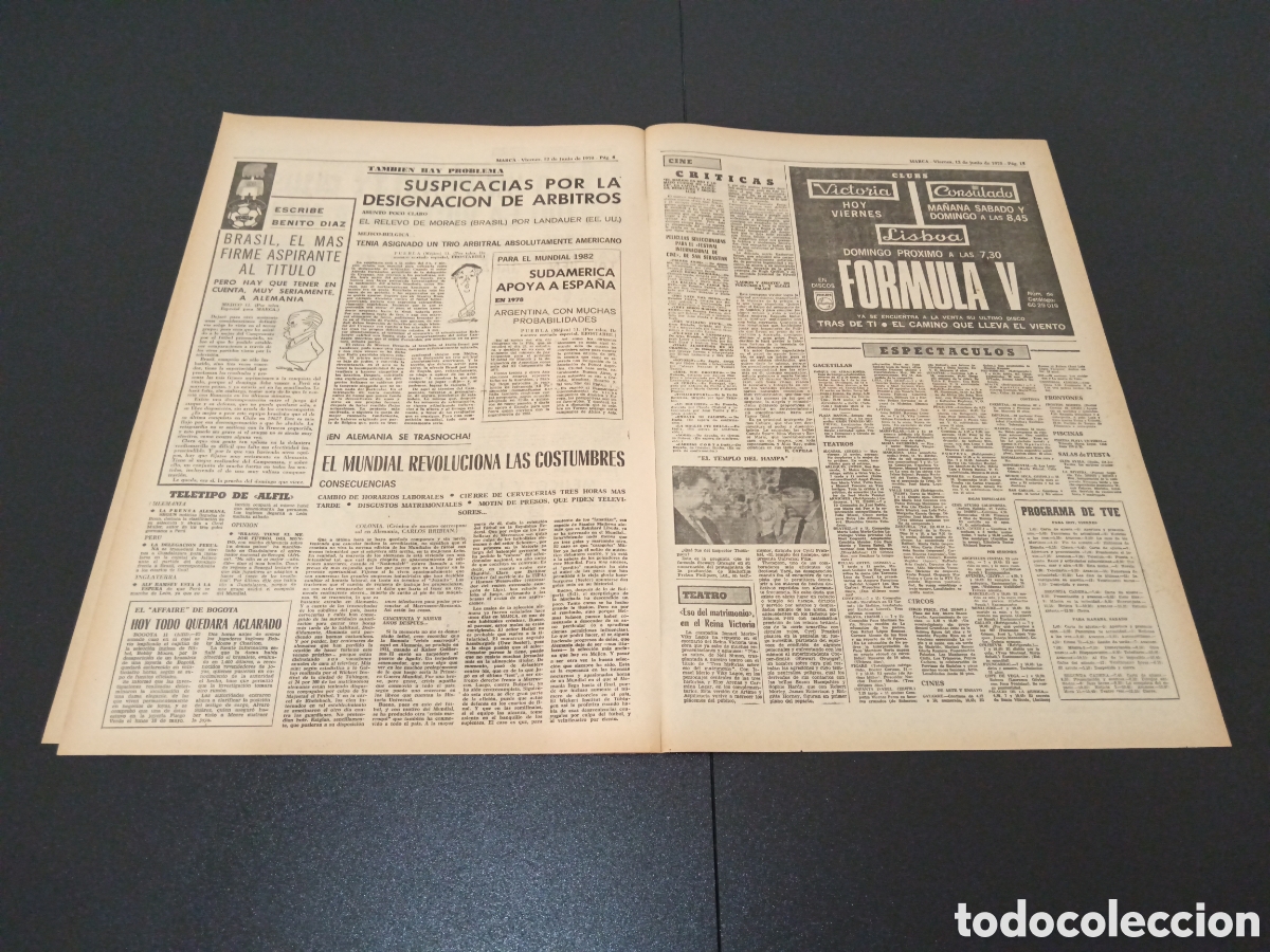 Coleccionismo deportivo: MARCA 12/06/1970 - Foto 4