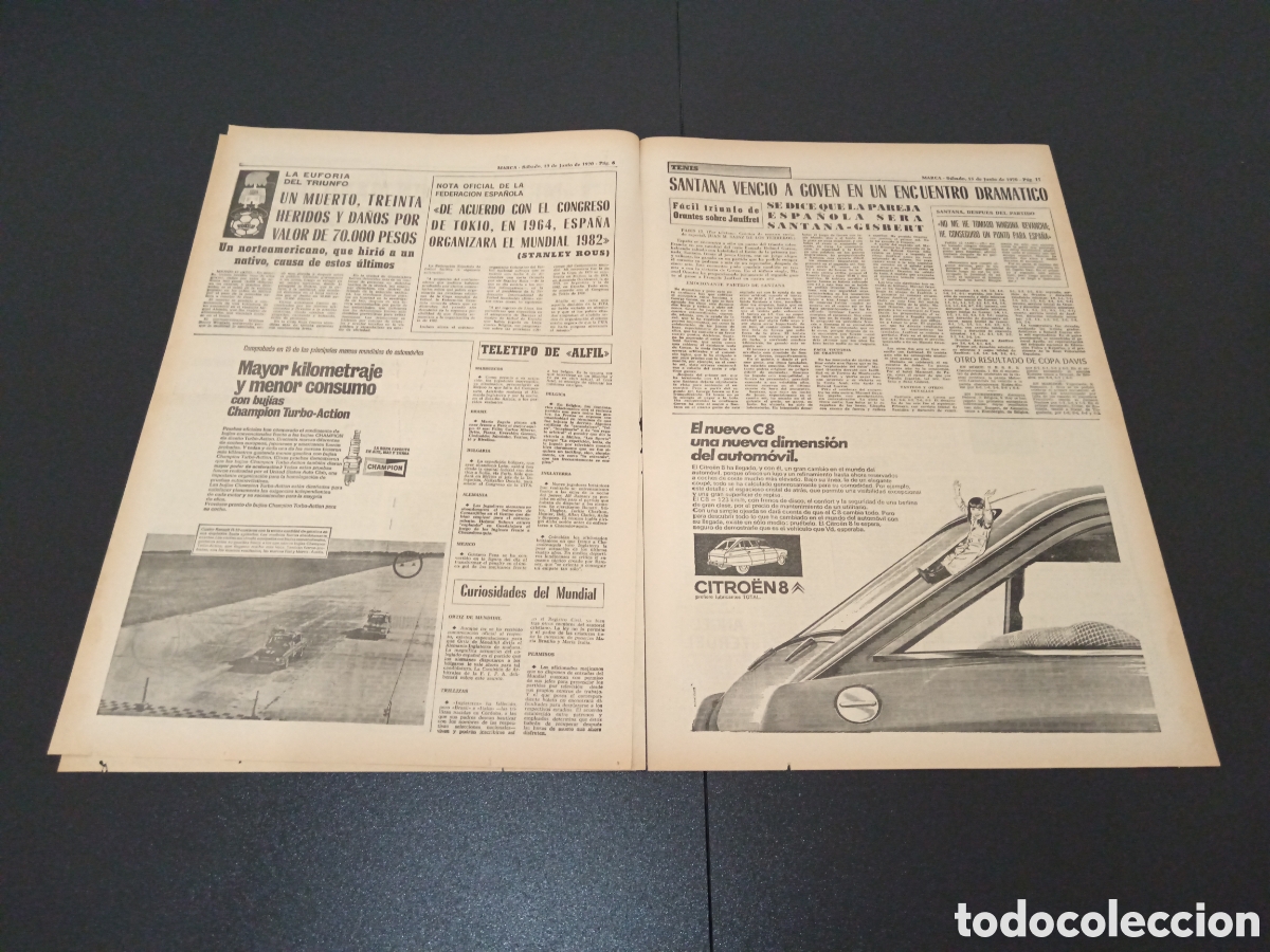 Coleccionismo deportivo: MARCA 13/06/1970 - Foto 3