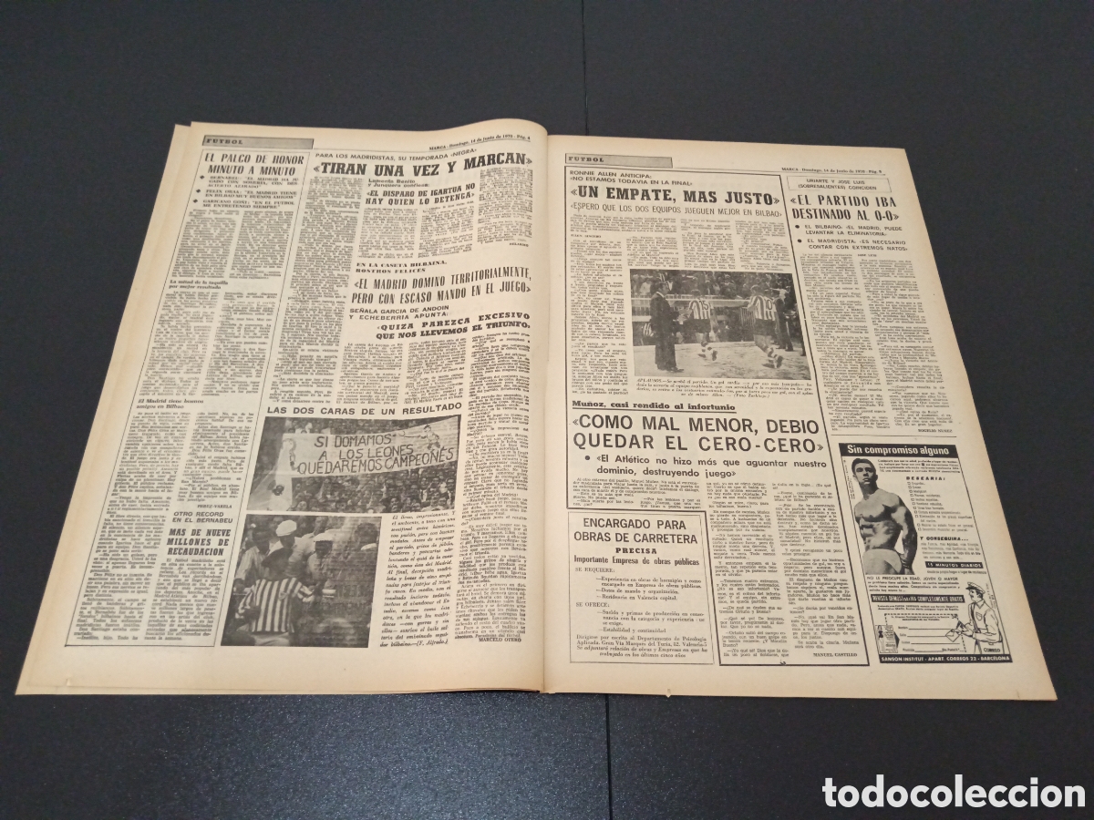 Coleccionismo deportivo: MARCA 14/06/1970 - Foto 3