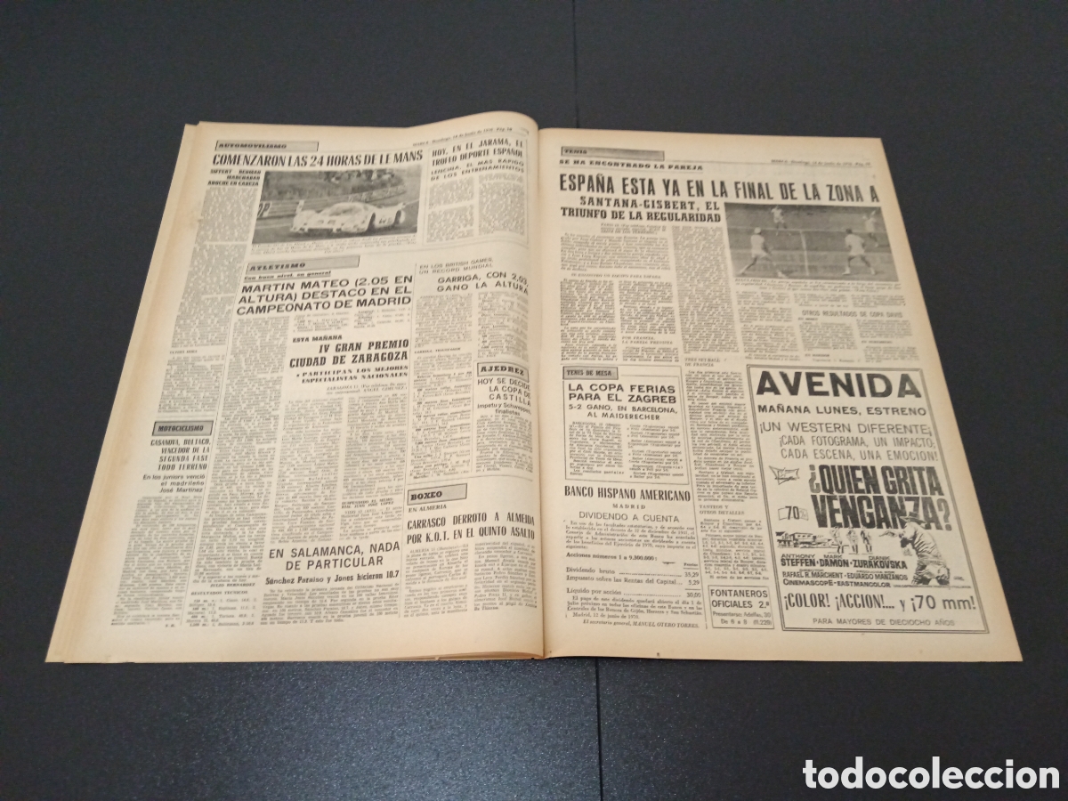 Coleccionismo deportivo: MARCA 14/06/1970 - Foto 6