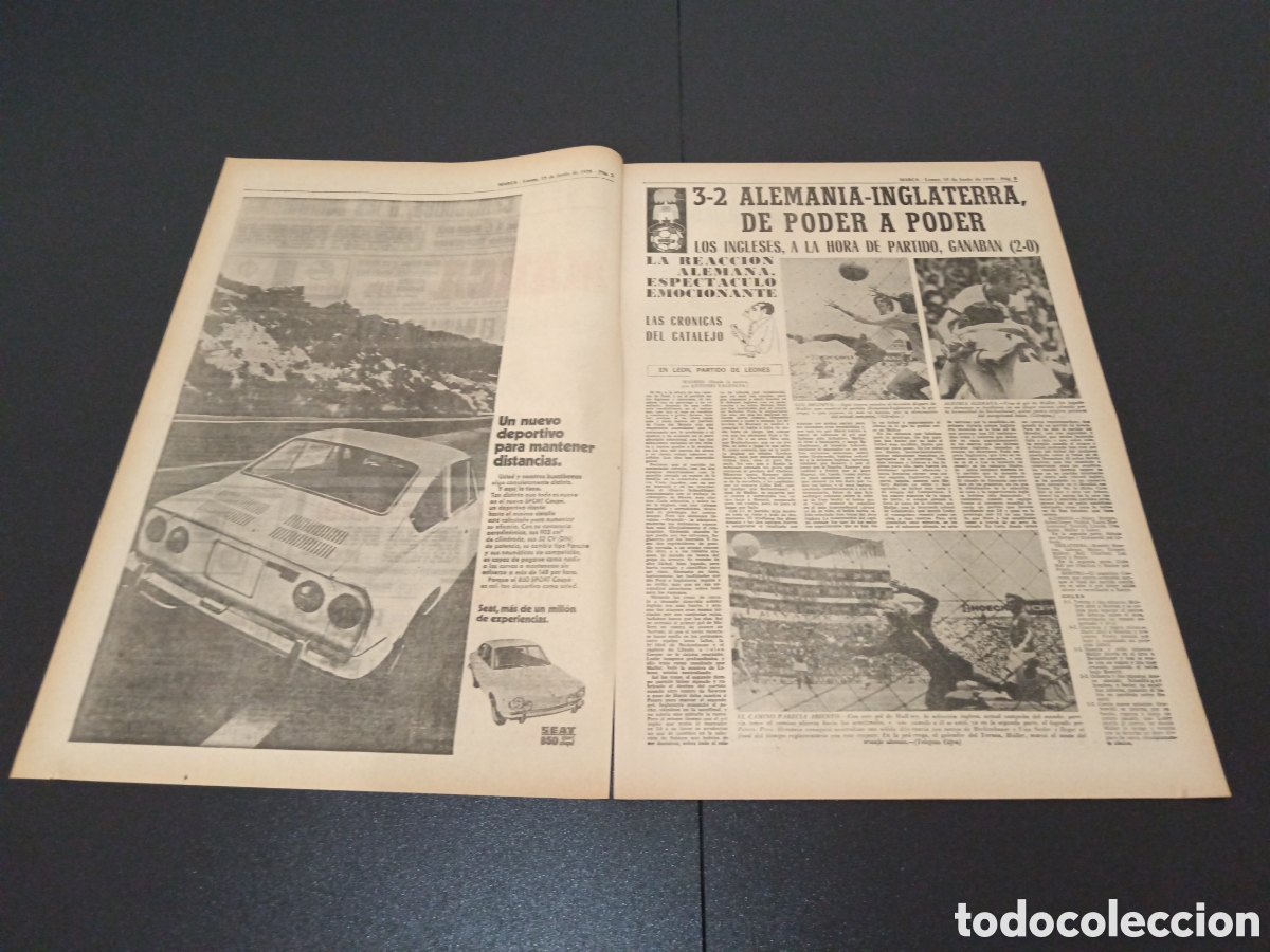 Coleccionismo deportivo: MARCA 15/06/1970 - Foto 2