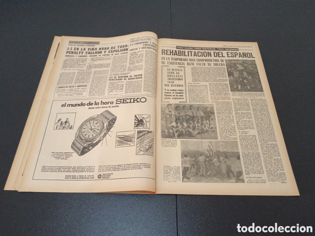 Coleccionismo deportivo: MARCA 15/06/1970 - Foto 5