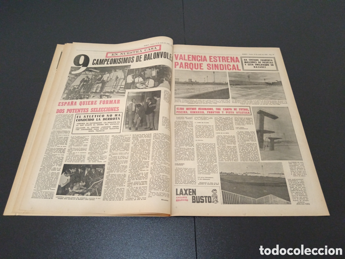 Coleccionismo deportivo: MARCA 15/06/1970 - Foto 6
