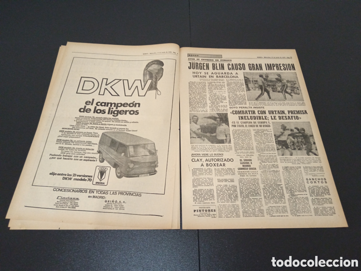 Coleccionismo deportivo: MARCA 17/06/1970 - Foto 4