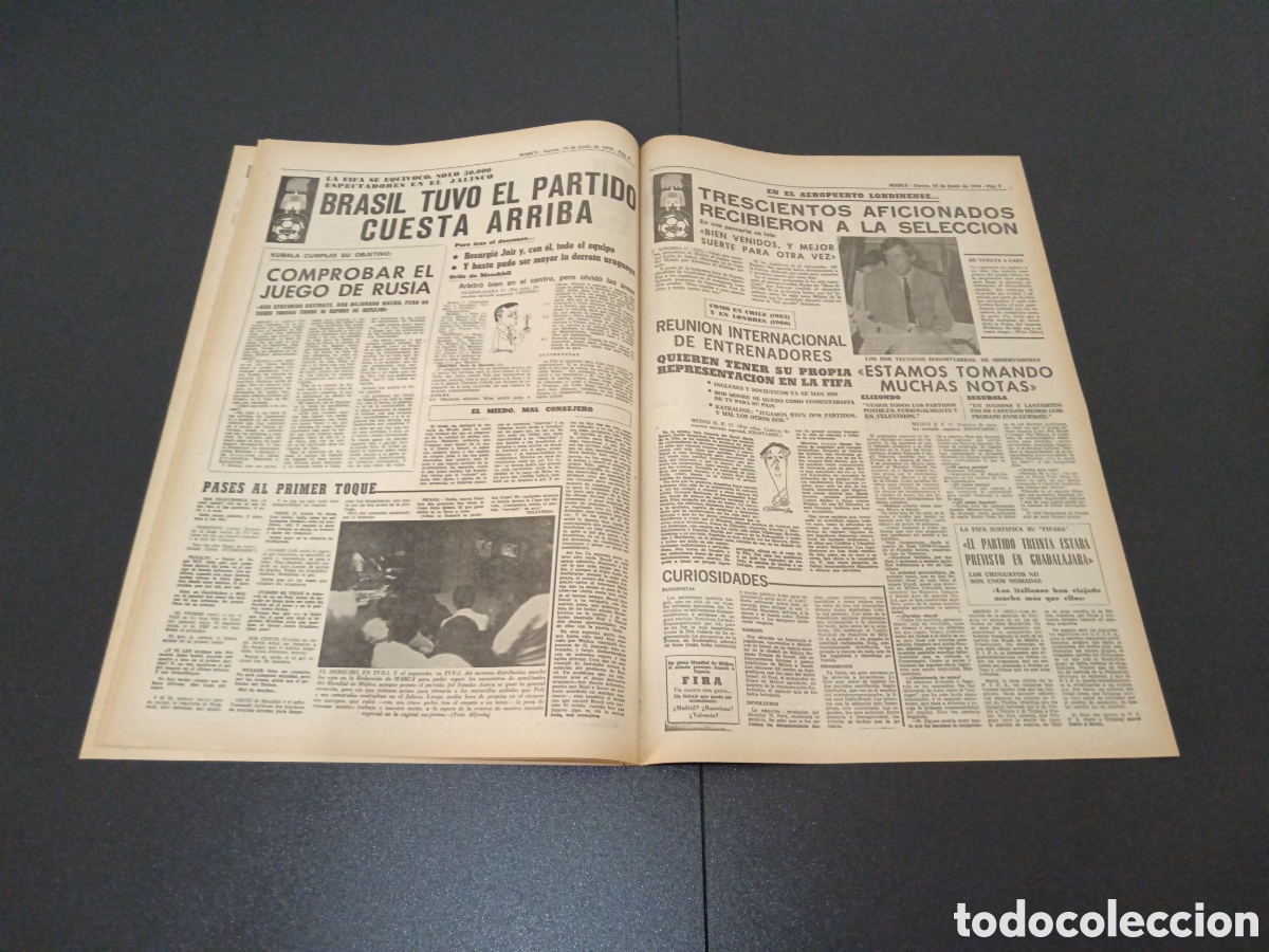 Coleccionismo deportivo: MARCA 18/06/1970 - Foto 4