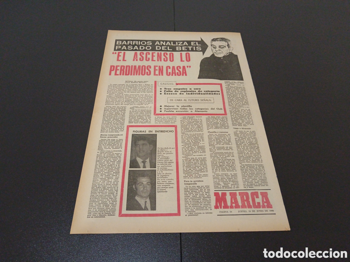 Coleccionismo deportivo: MARCA 18/06/1970 - Foto 6