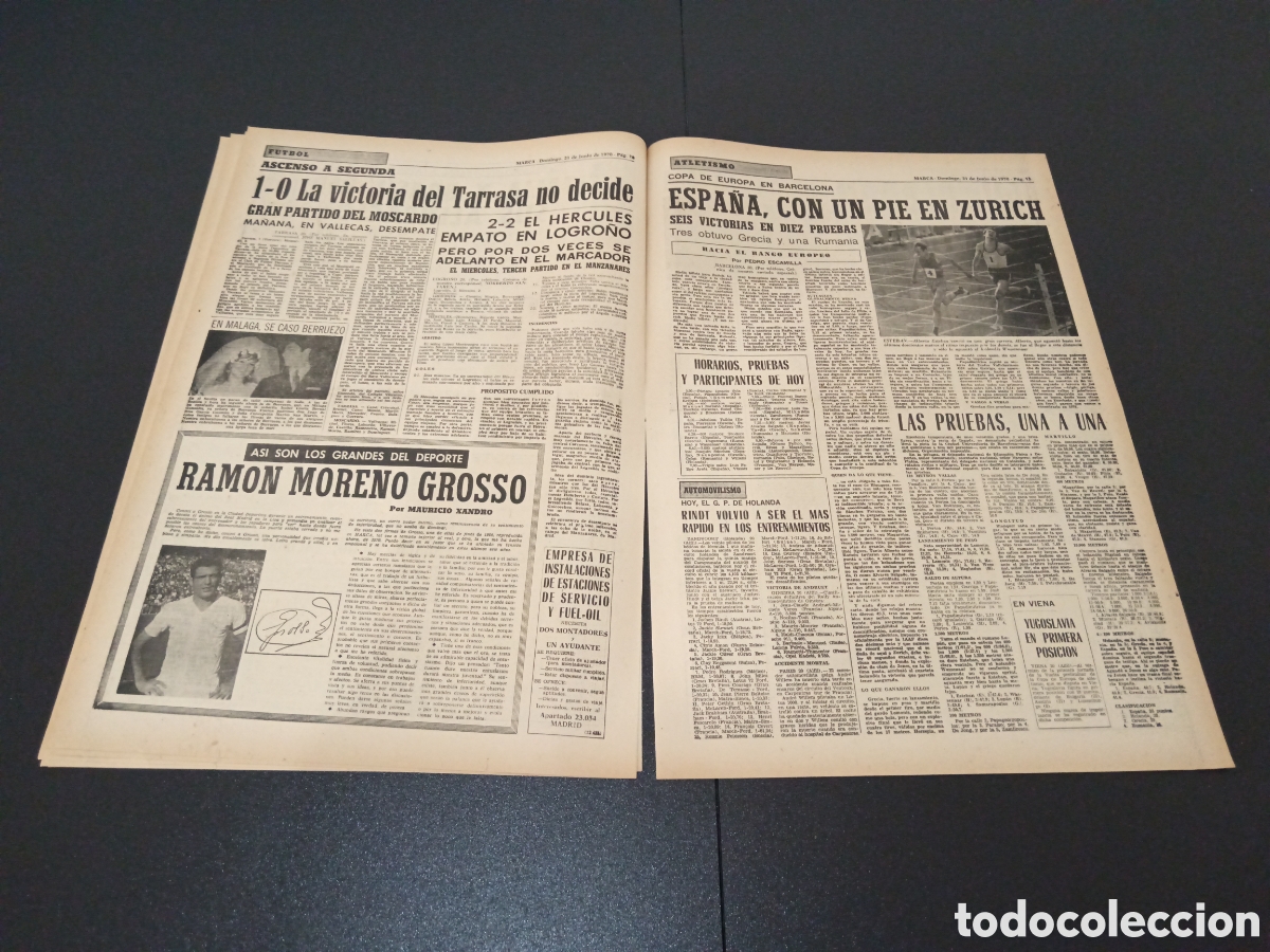 Coleccionismo deportivo: MARCA 21/06/1970 - Foto 6
