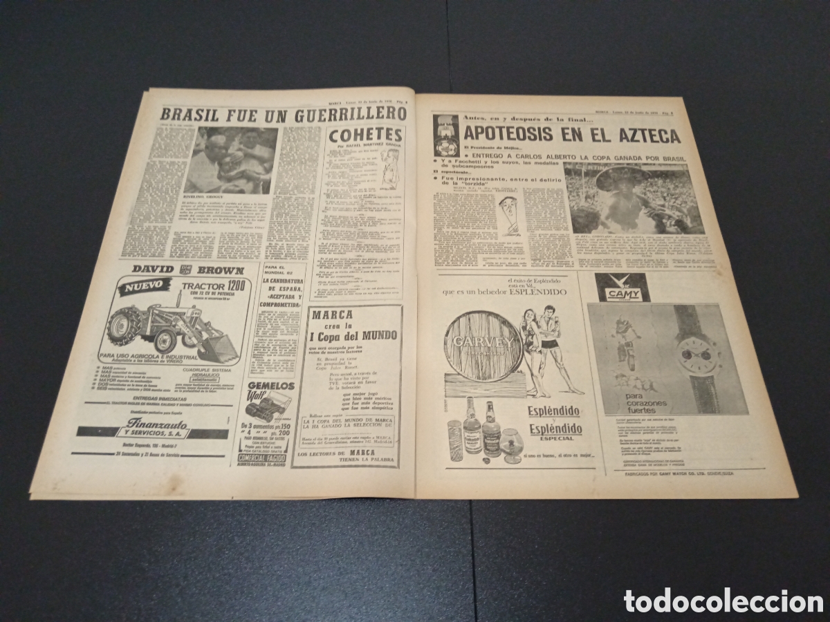 Coleccionismo deportivo: MARCA 22/06/1970 - Foto 3