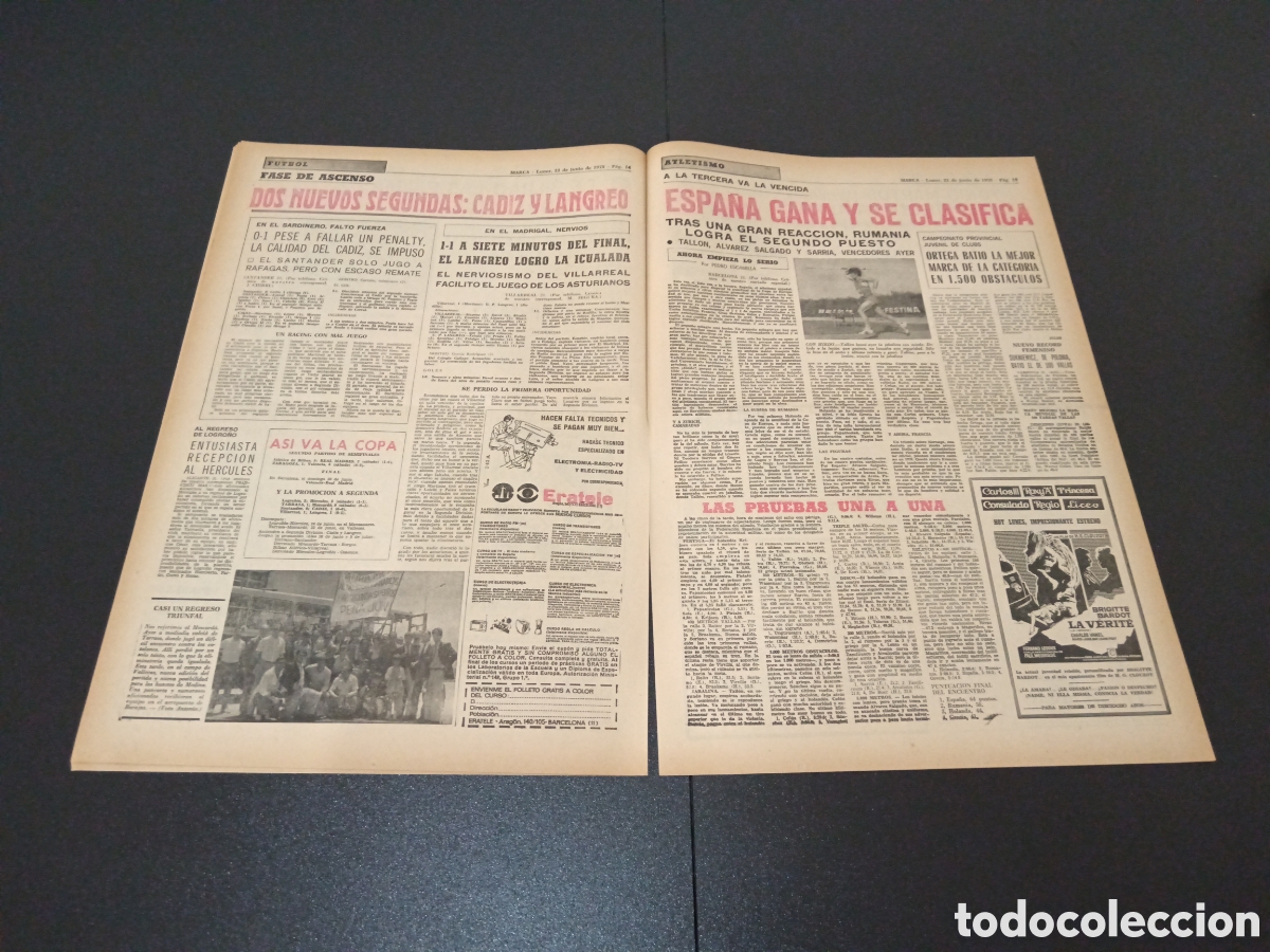Coleccionismo deportivo: MARCA 22/06/1970 - Foto 8