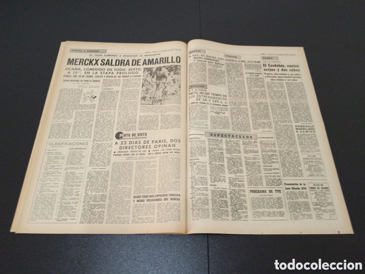 Coleccionismo deportivo: MARCA 27/06/1970 - Foto 5