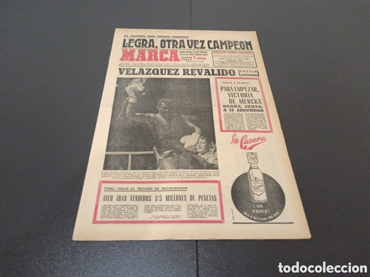 Coleccionismo deportivo: MARCA 27/06/1970 - Foto 1