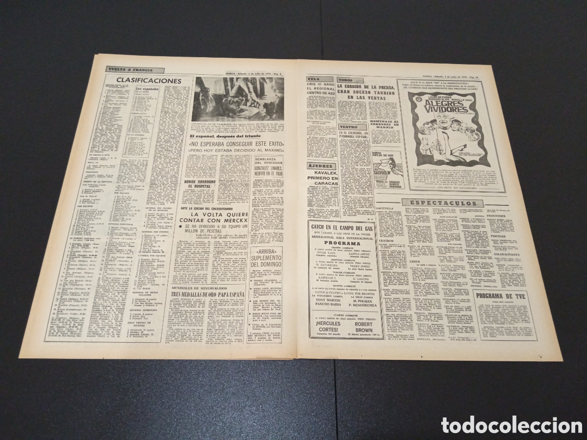 Coleccionismo deportivo: MARCA 04/07/1970 - Foto 3