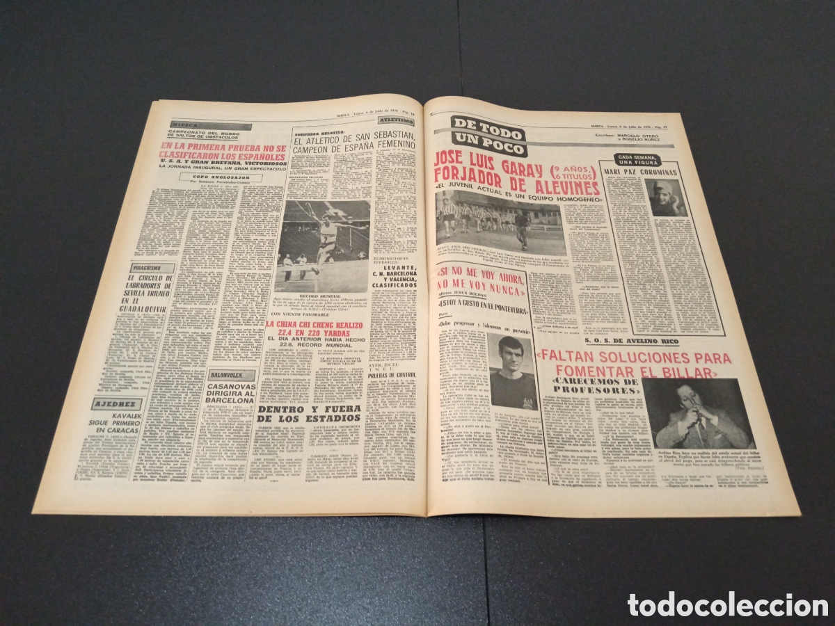 Coleccionismo deportivo: MARCA 06/07/1970 - Foto 5