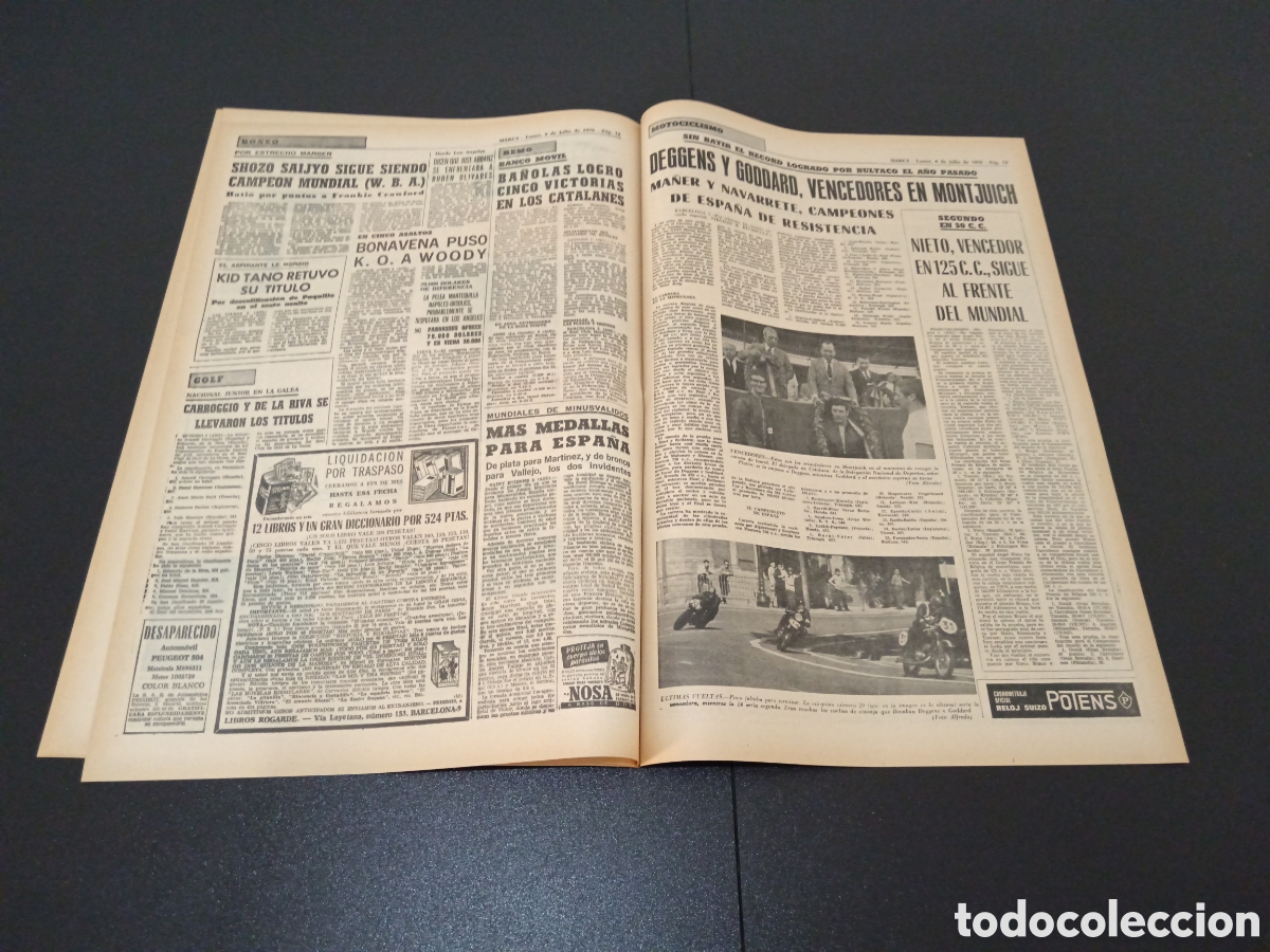 Coleccionismo deportivo: MARCA 06/07/1970 - Foto 6