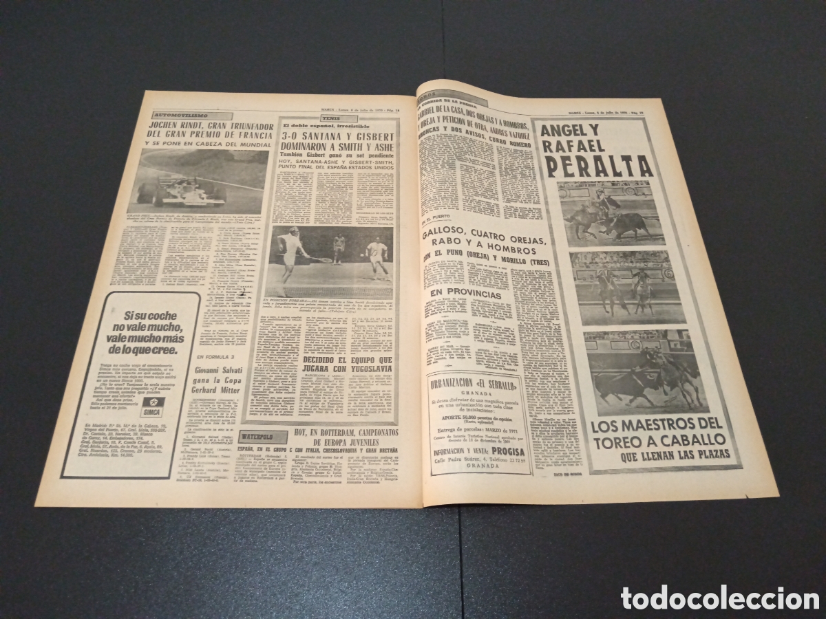Coleccionismo deportivo: MARCA 06/07/1970 - Foto 7