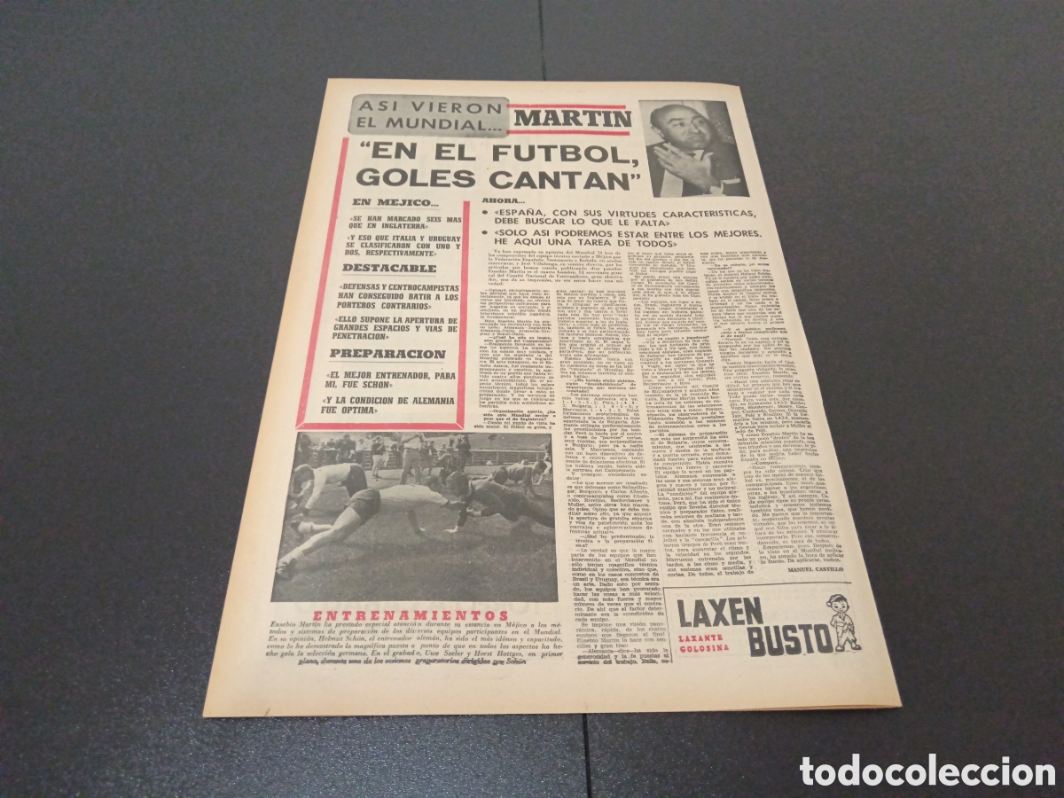 Coleccionismo deportivo: MARCA 06/07/1970 - Foto 8